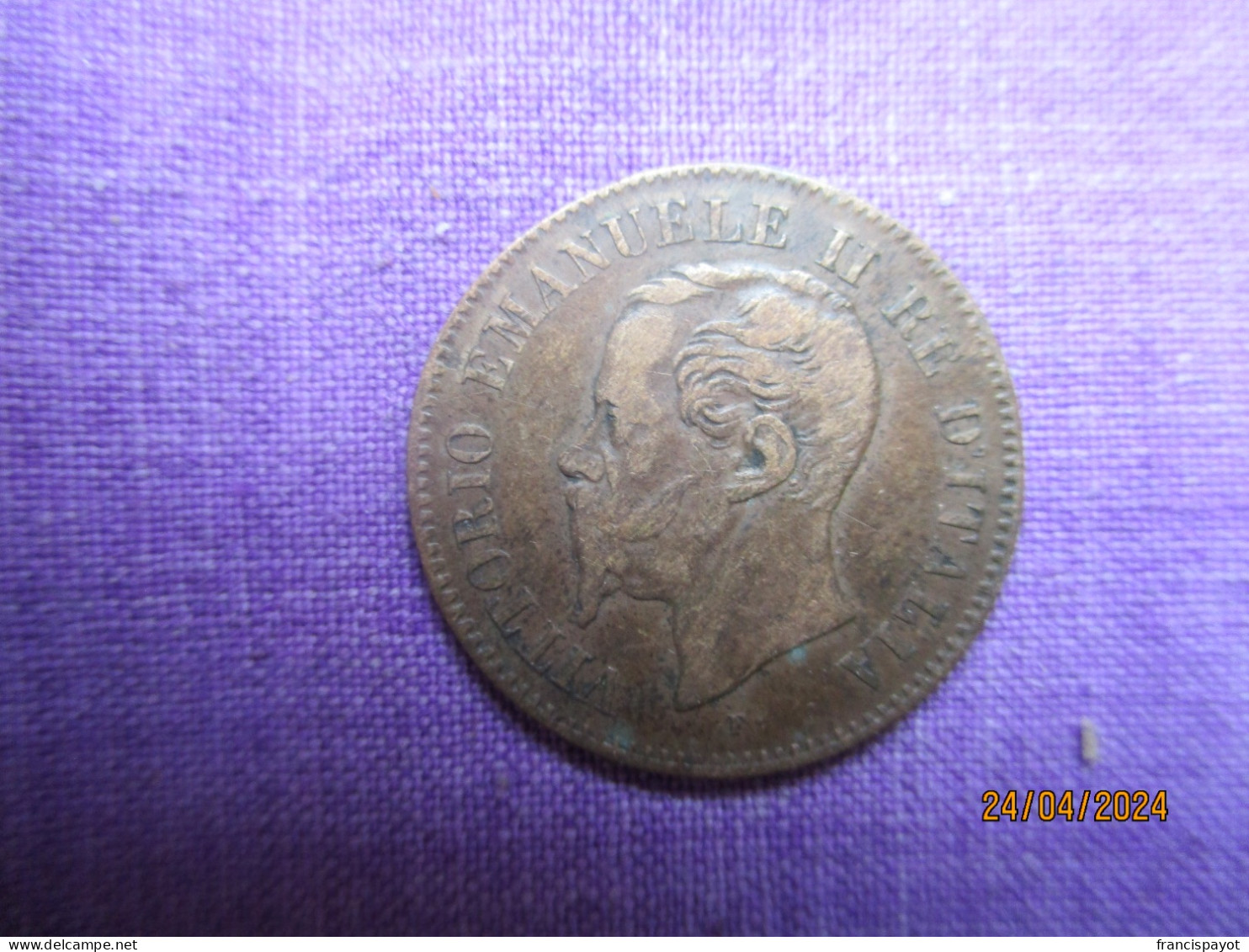 Italie: 2 Centesimi 1867 T - 1861-1878 : Vittoro Emanuele II