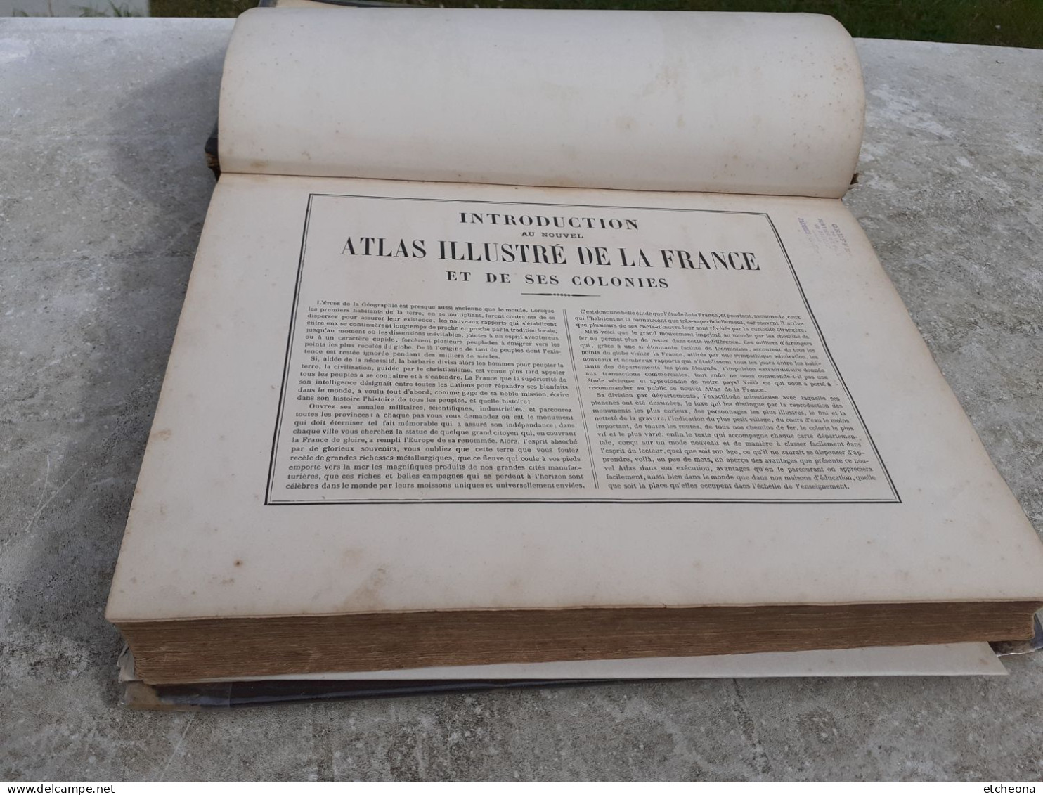 La France Et Ses Colonies Atlas Migeon Illustré Avec 105 Cartes, Ponts Et Chaussées, Dépot De La Guerre Et De La Marine - 1801-1900