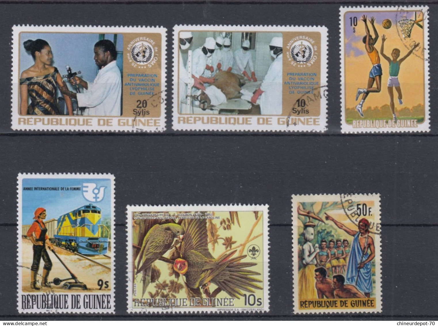 TIMBRES REPUBLIQUE DE GUINEE - Guinee (1958-...)