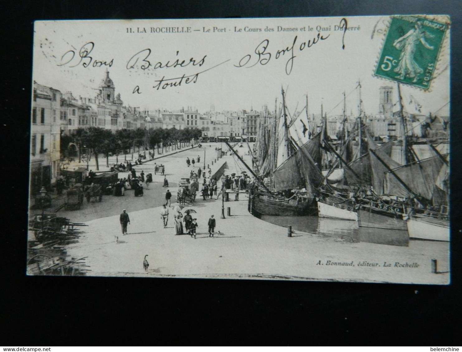 LA ROCHELLE                    LE PORT   LE COURS DES DAMES ET LE QUAI DUPERRE - La Rochelle