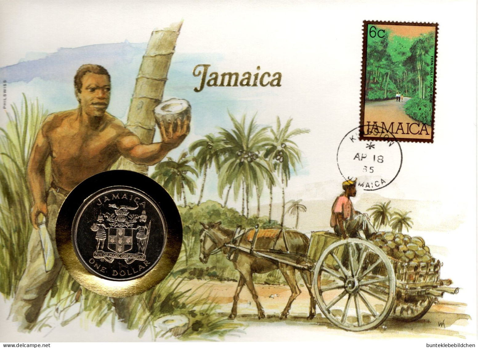 Numisbrief - Jamaica - Jamaique