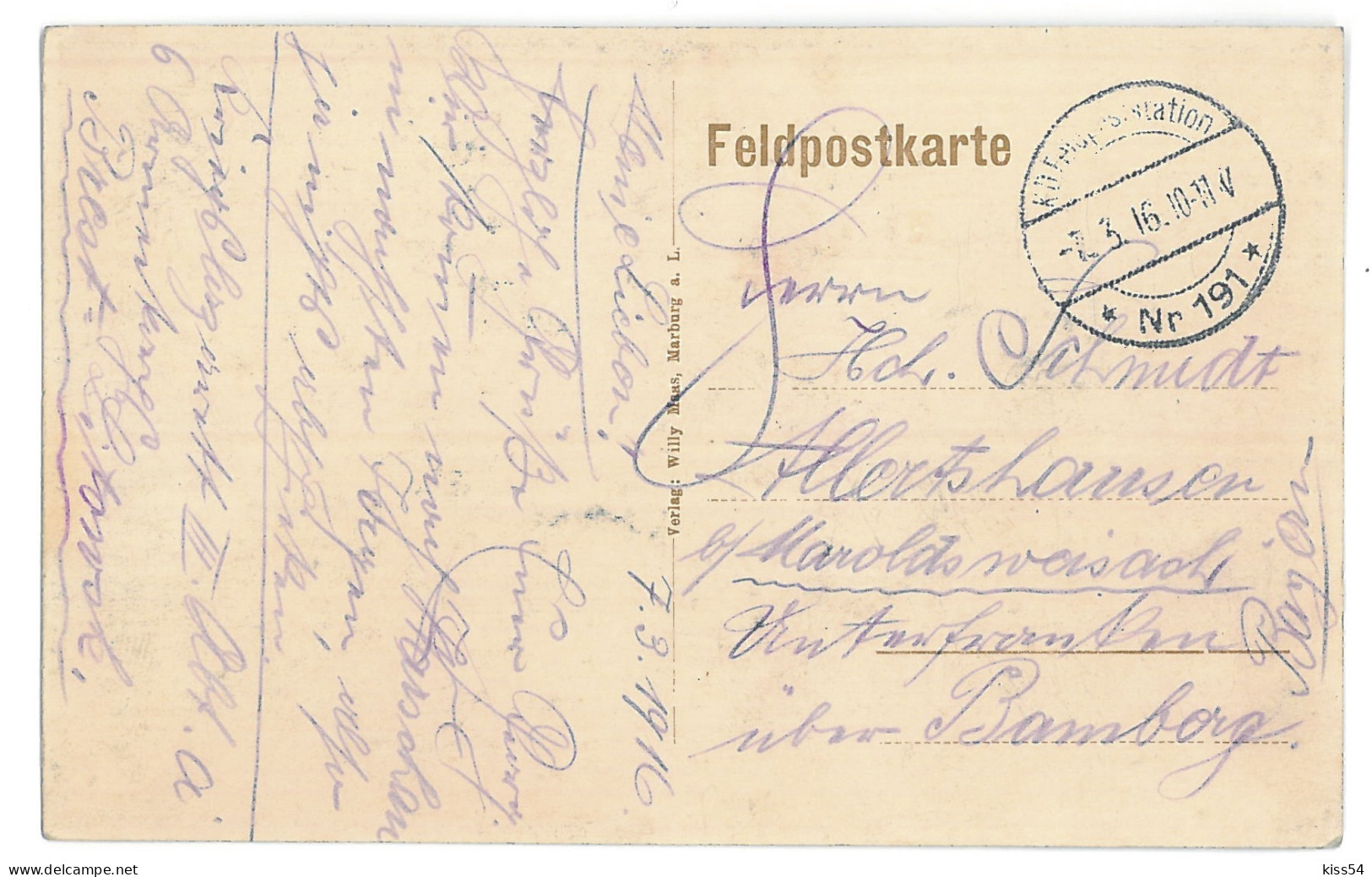 BL 35 - 14070 BREST LITOWSK, Belarus, Bombed Houses - Old Postcard, CENSOR - 1916 - Weißrussland