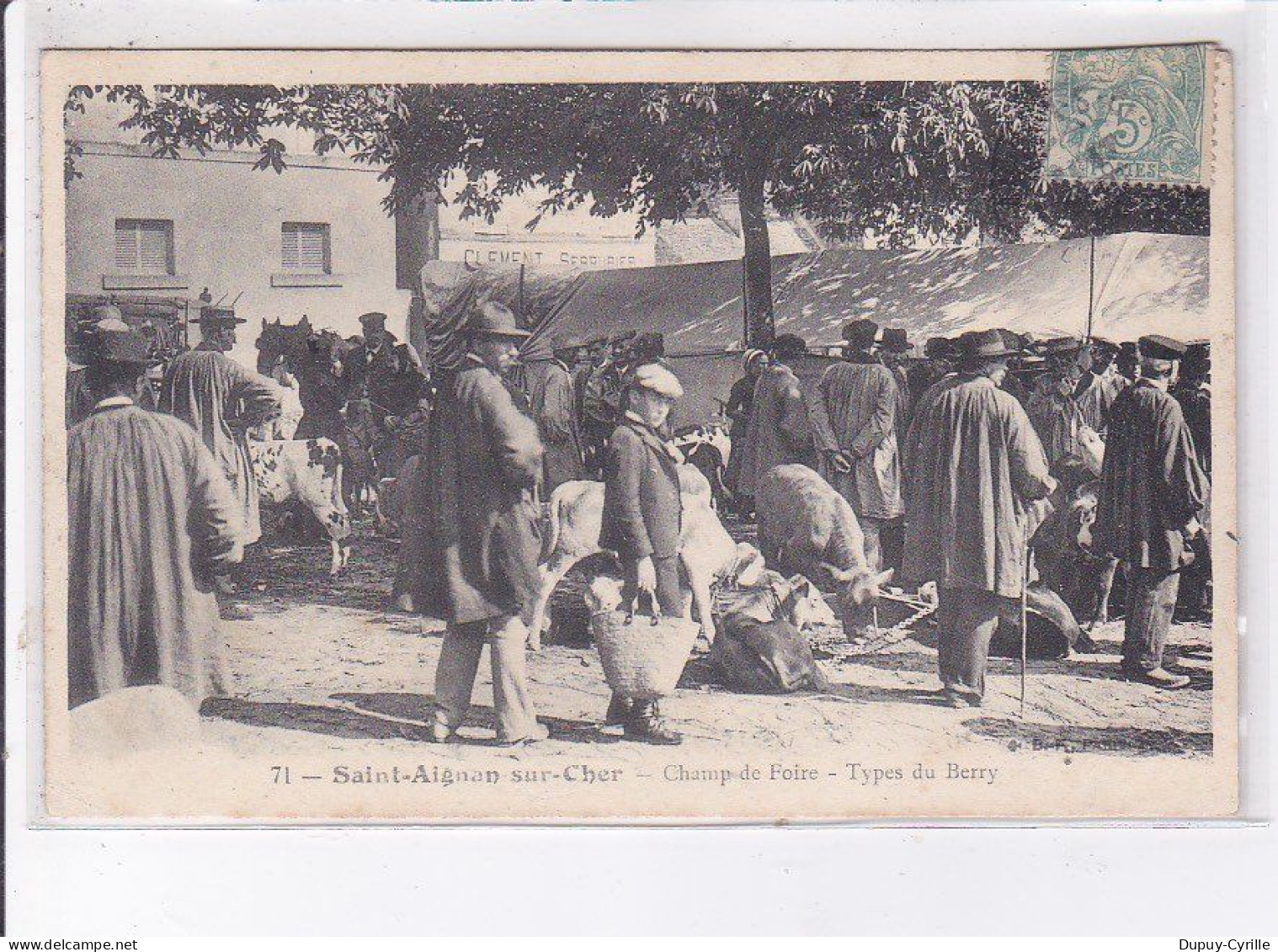 SAINT-AIGNAN-sur-CHER: Champ De Foire, Types Du Berry - Très Bon état - Saint Aignan