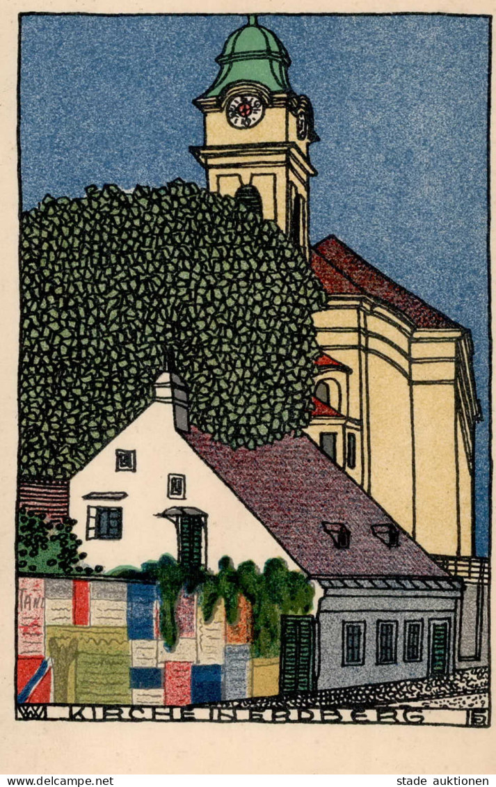 Wiener Werkstätte 23 Hoppe, Emil Kirche In Erdberg I-II - Wiener Werkstaetten