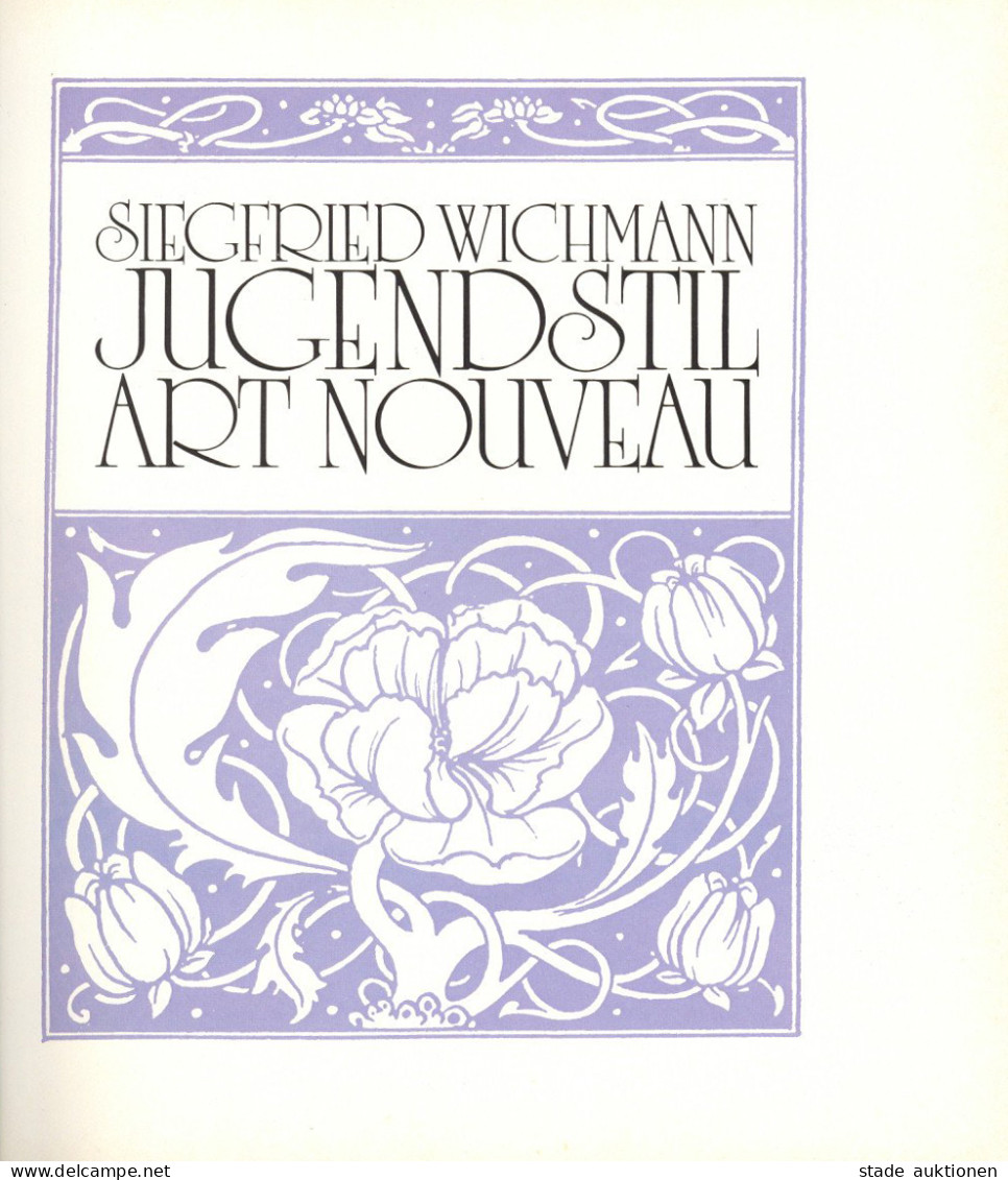 Jugendstil Buch Art Nouveau Von Wichmann, Siegfried 1977, Verlagsgesellschaft Schuler München, 128 S. I-II Art Nouveau - Other & Unclassified