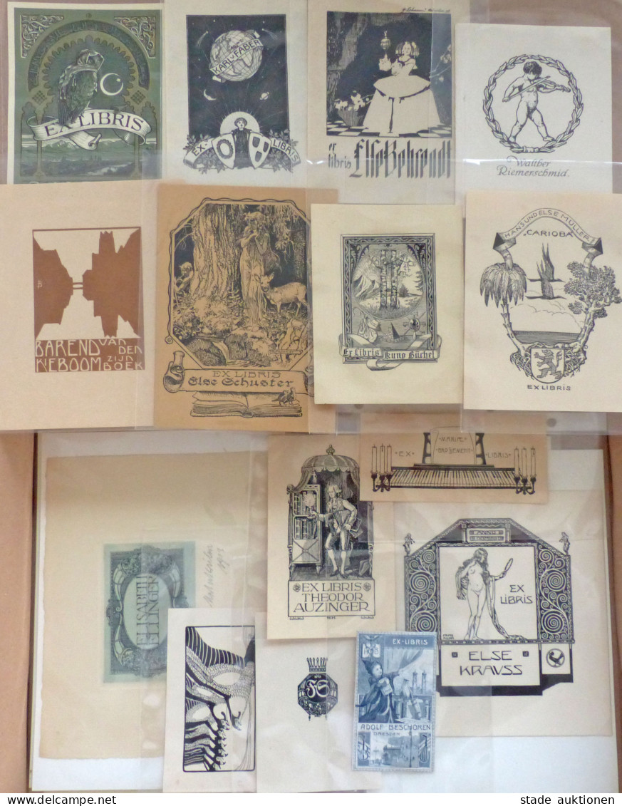 Ex Libris Lot Mit 20 Stk., Alle Einzeln In Folie I-II - Other & Unclassified