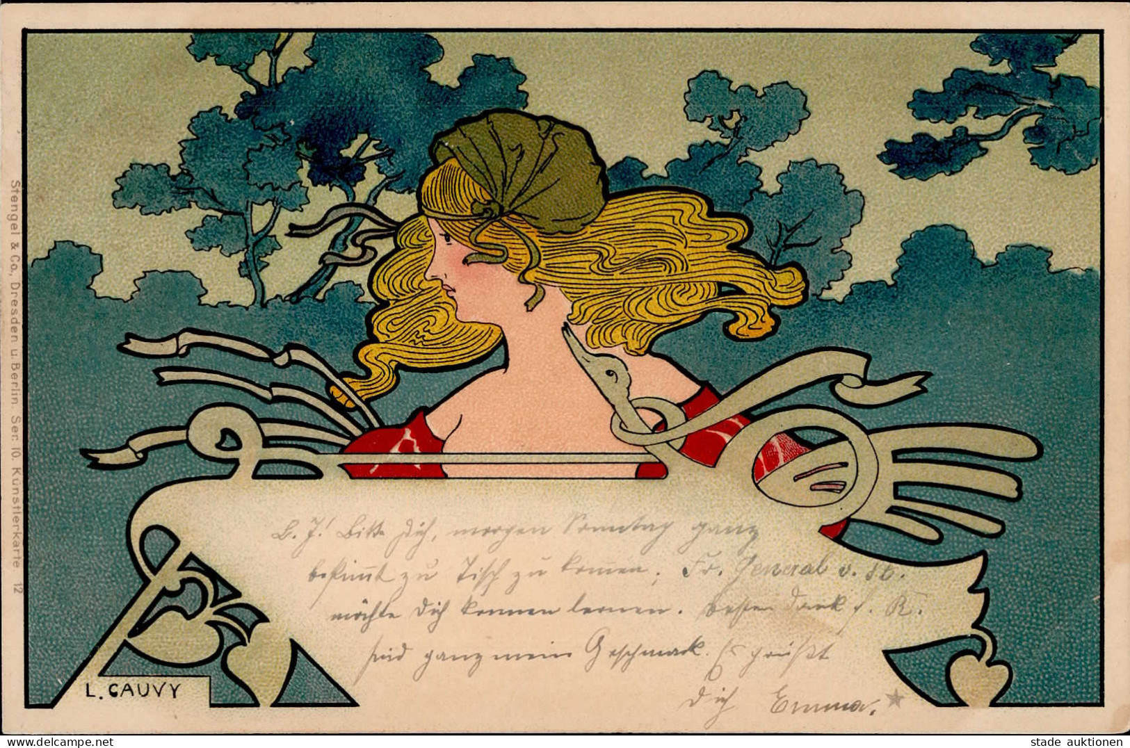 Cauvy, L. Jugendstil I-II Art Nouveau - Autres & Non Classés