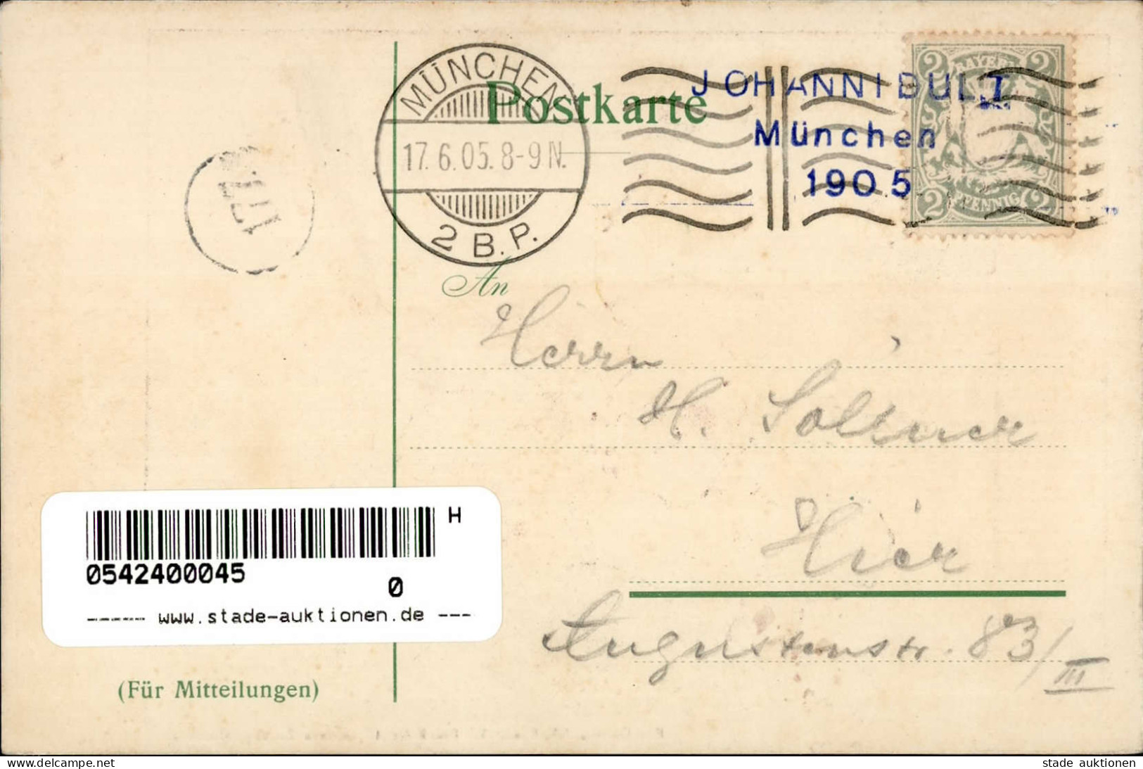 Kunstgeschichte München Klee, Fritz Johanni Dult 1905 I-II - Sonstige & Ohne Zuordnung