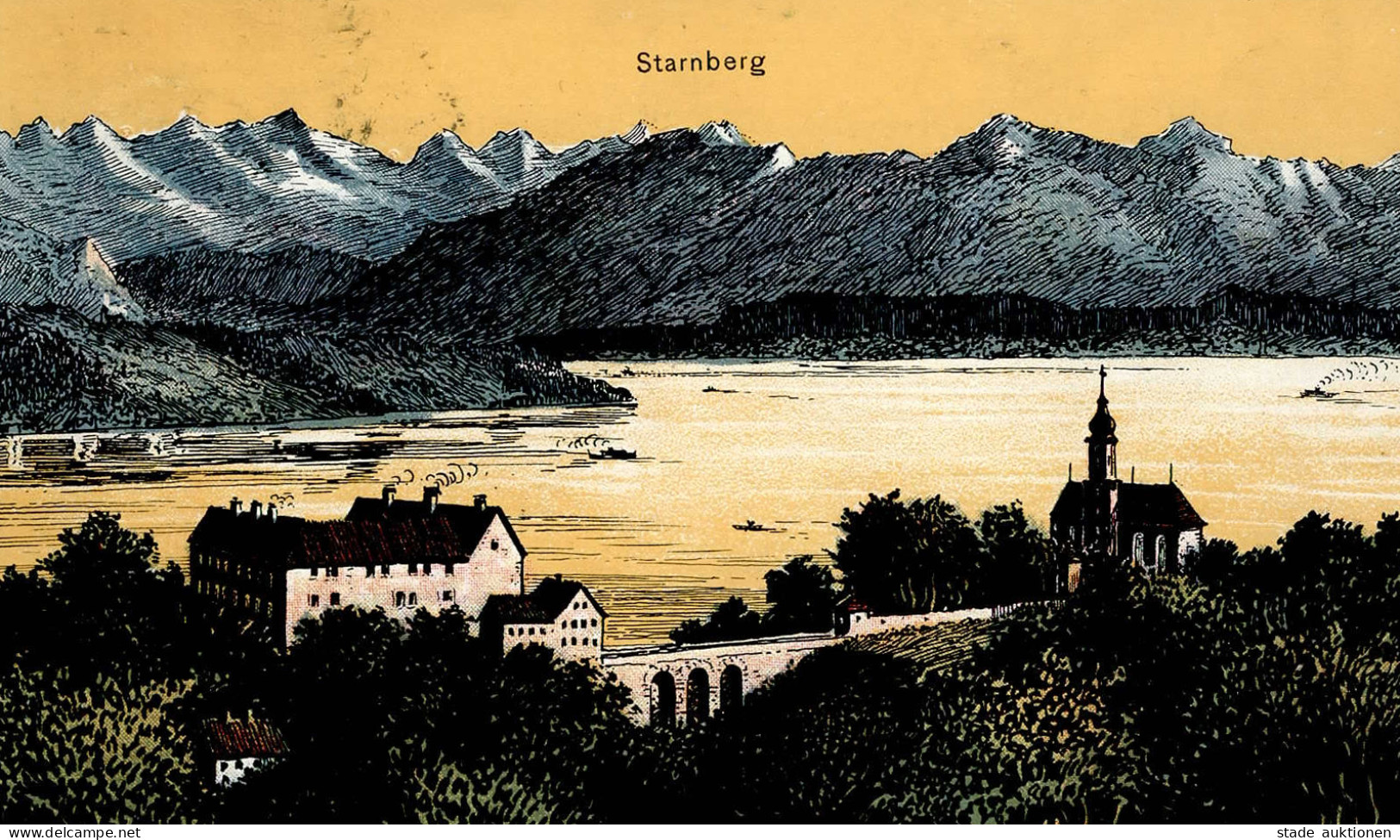 Felle, Eugen (Isny) Starnberg Gelaufen 1910 I- - Felletin