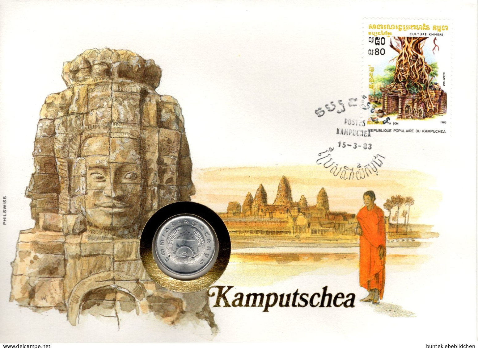 Numisbrief - Kambodscha - Cambodia