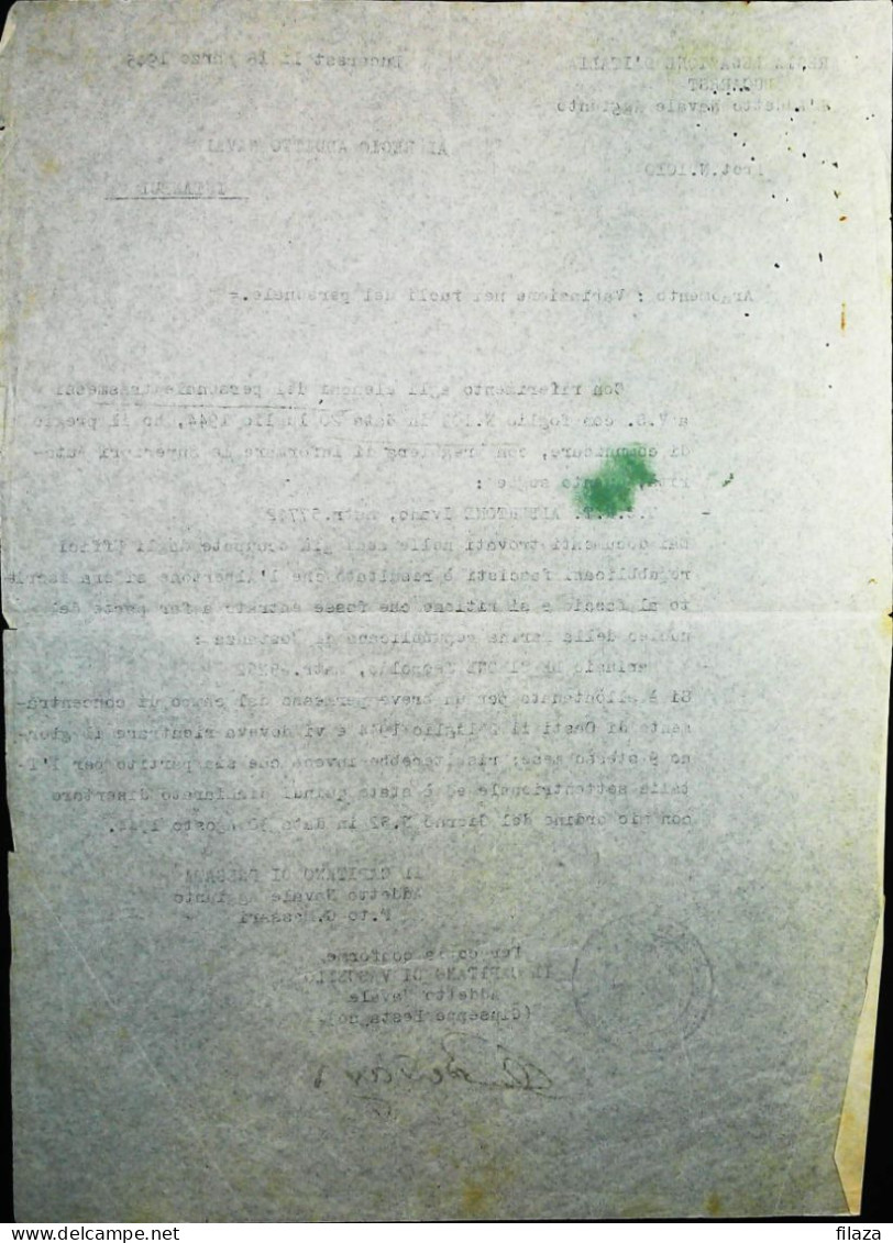 WW2 – 1944 BUCAREST - ISTANBUL - DOCUMENTO MILITARE - S6936 - Documents