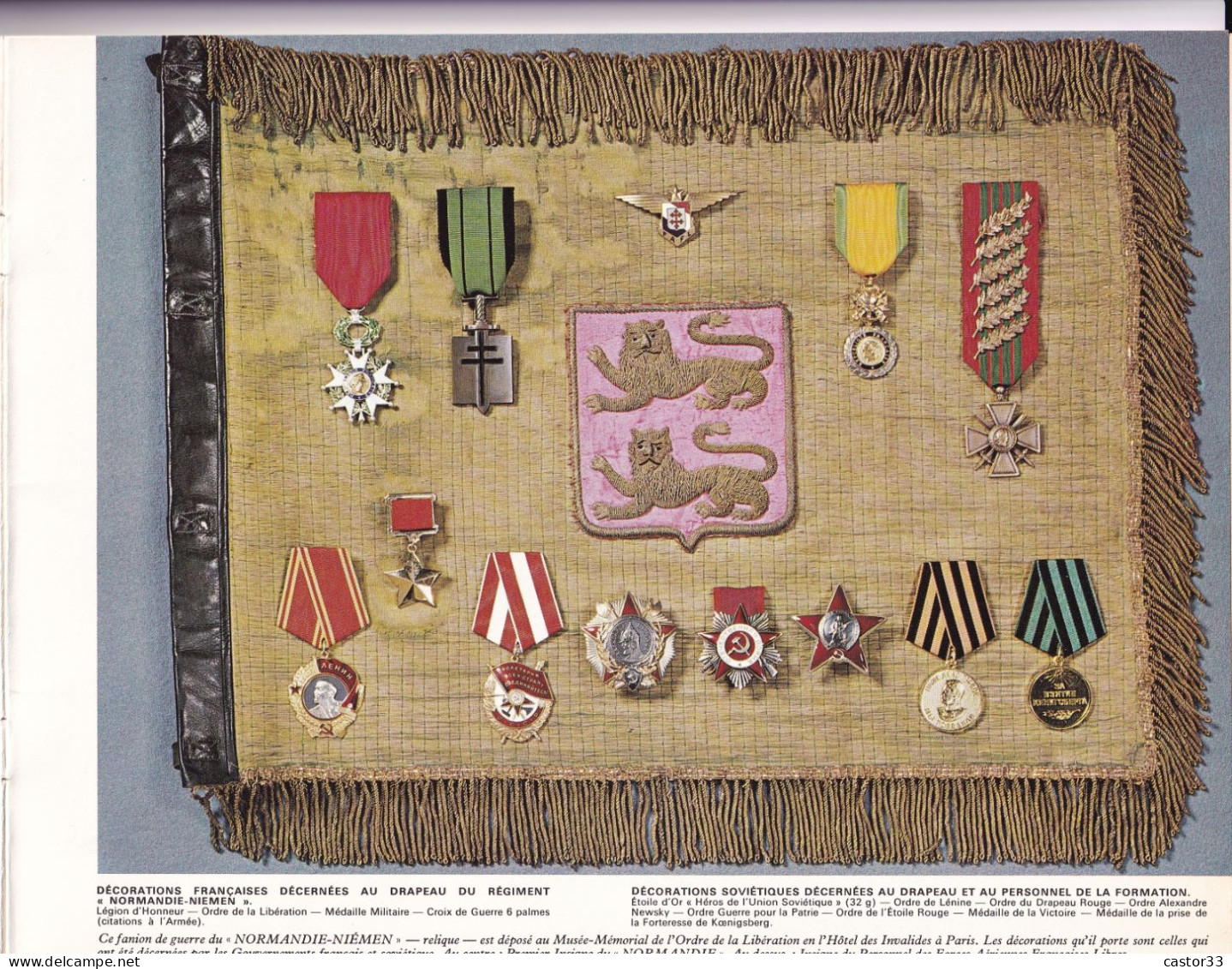 plaquette Escadrille Normandie Niemen 1942 1945