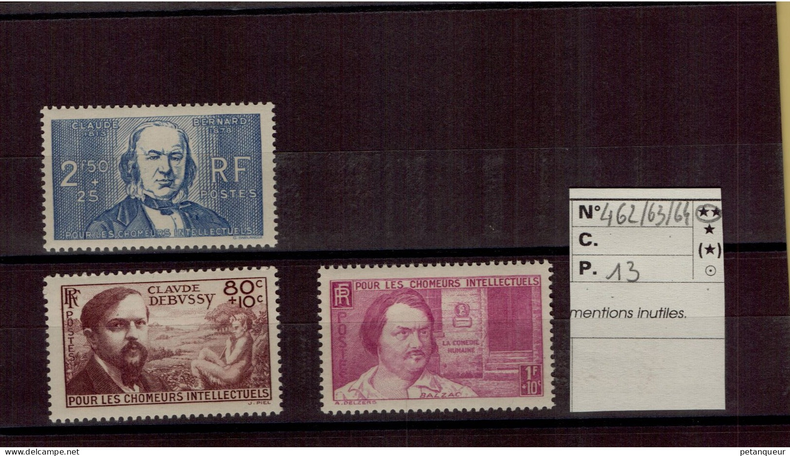 SERIE N° 462 46 464 - Unused Stamps