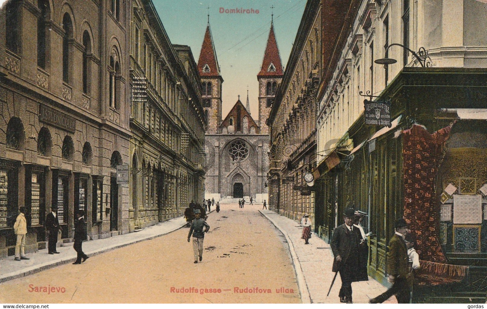 Bosnia - Sarajevo - Rudolfsgasse - Domkirche - Bosnia Erzegovina