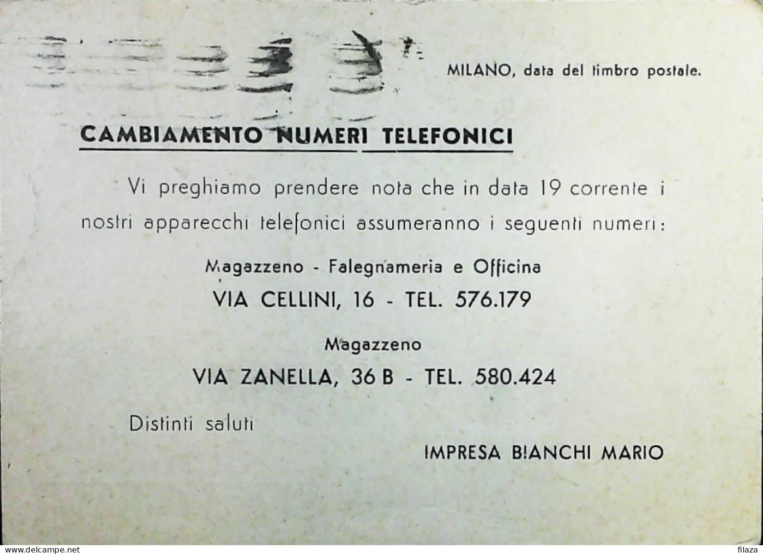 RSI 1943 - 1945 Lettera / Cartolina Da Milano - S7441 - Marcofilie