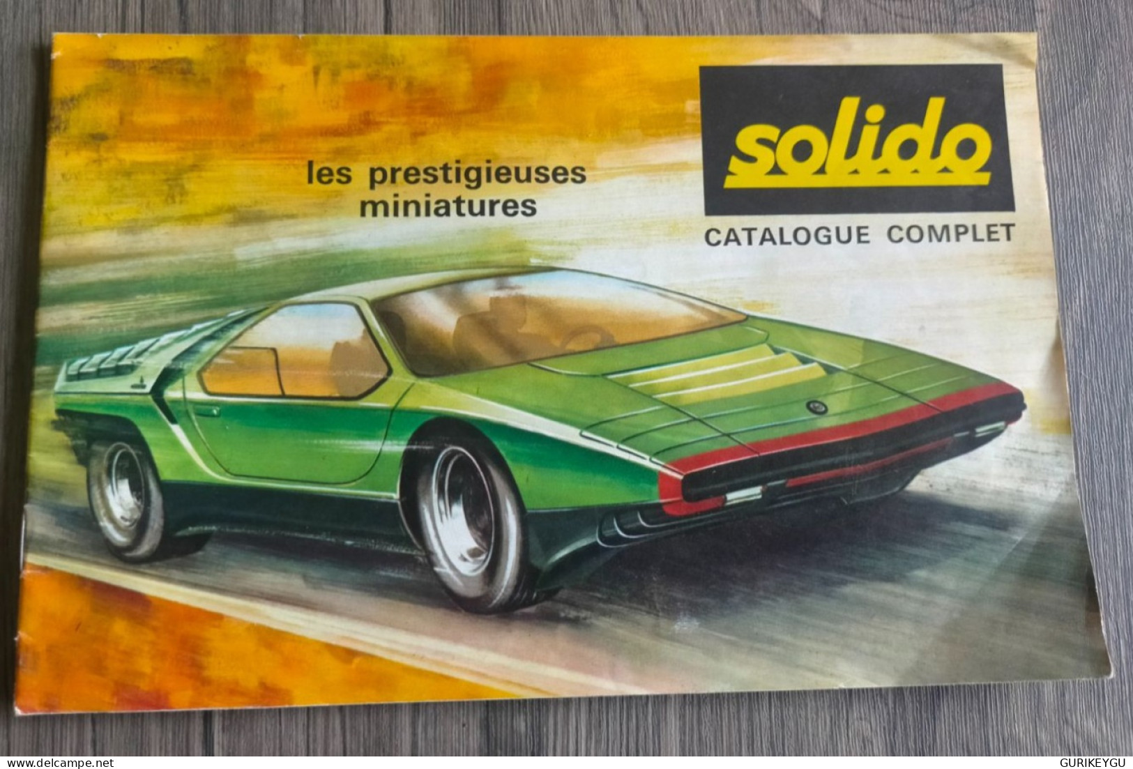 Catalogue SOLIDO 1969 PORSCHE LE MANS FORD MUSTANG ALPINE RENAULT BMW CHAR AMX 30 PATTON M47 VOLVO ELF CARAVANE - Autres & Non Classés