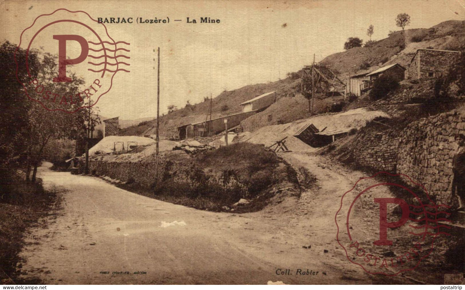 FRANCIA. FRANCE. LOZÈRE - BARJAC - La Mine. MINA - Other & Unclassified