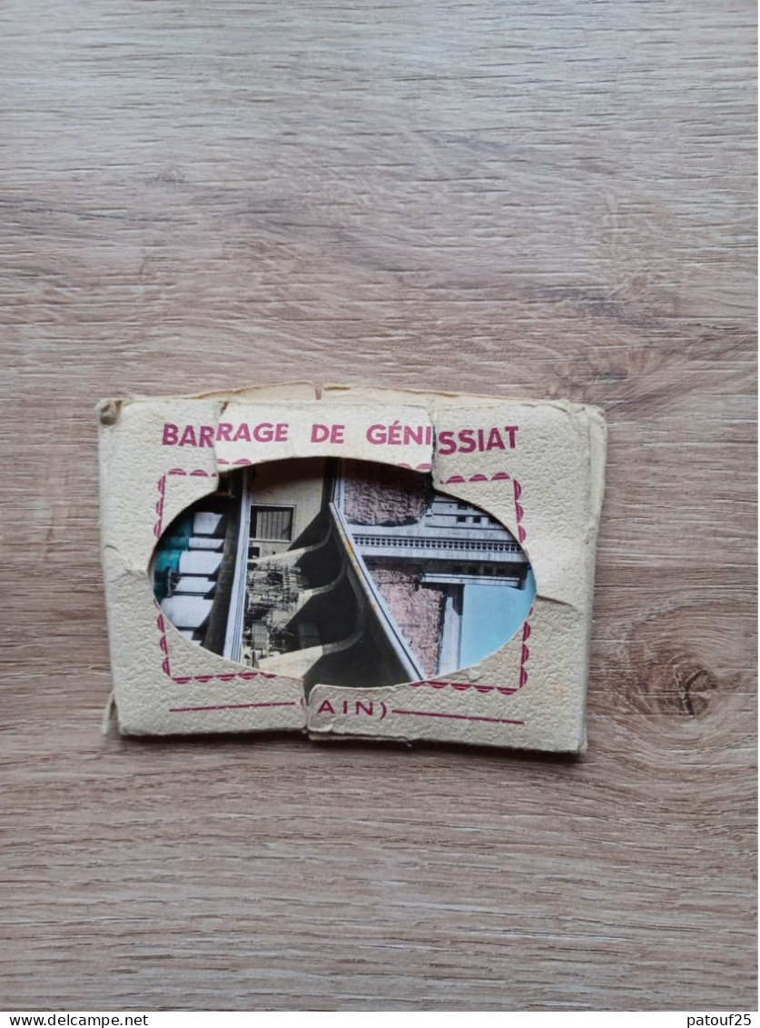 Ancienne Petite Pochette Touristique Barrage De Génissiat 10 Vues - Other & Unclassified