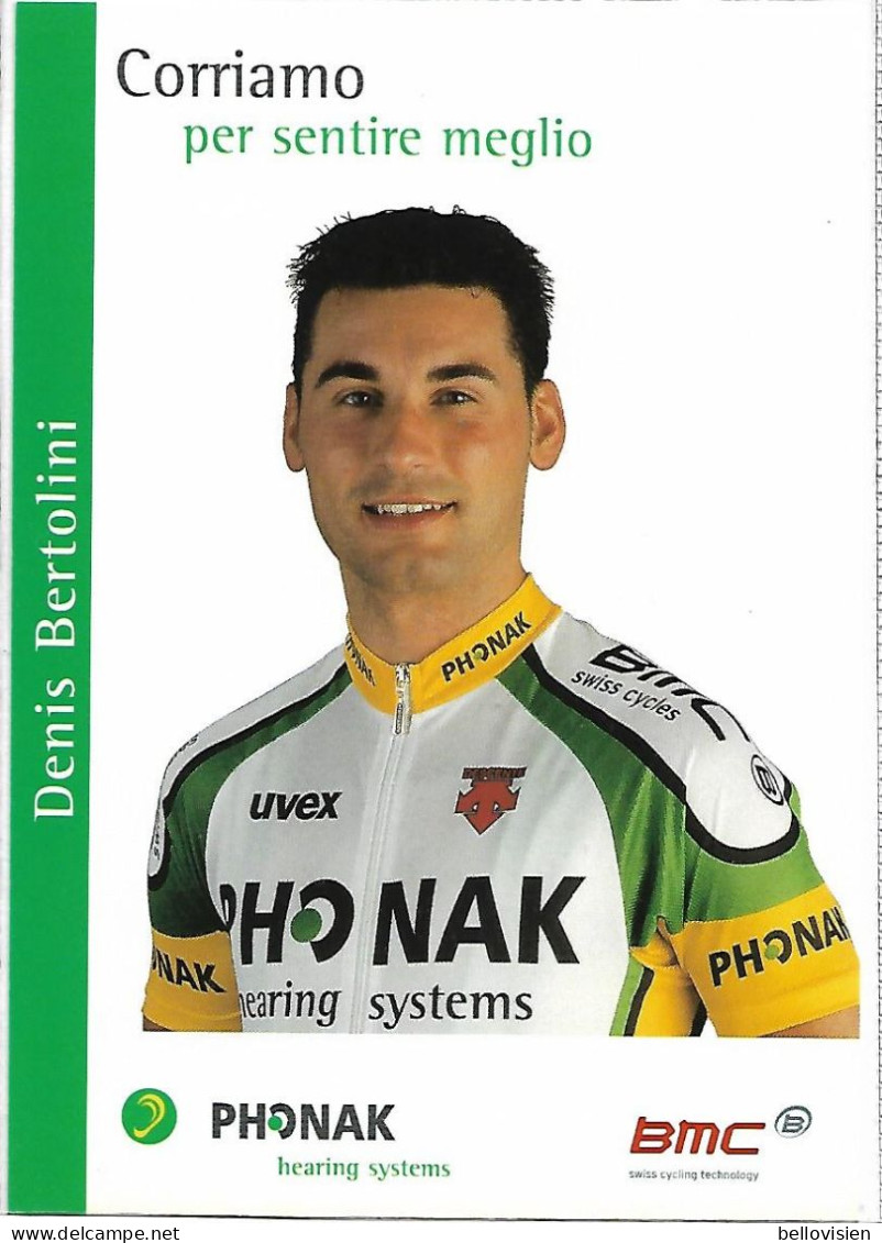 EQUIPE PHONAK - Denis Bertolini - Wielrennen