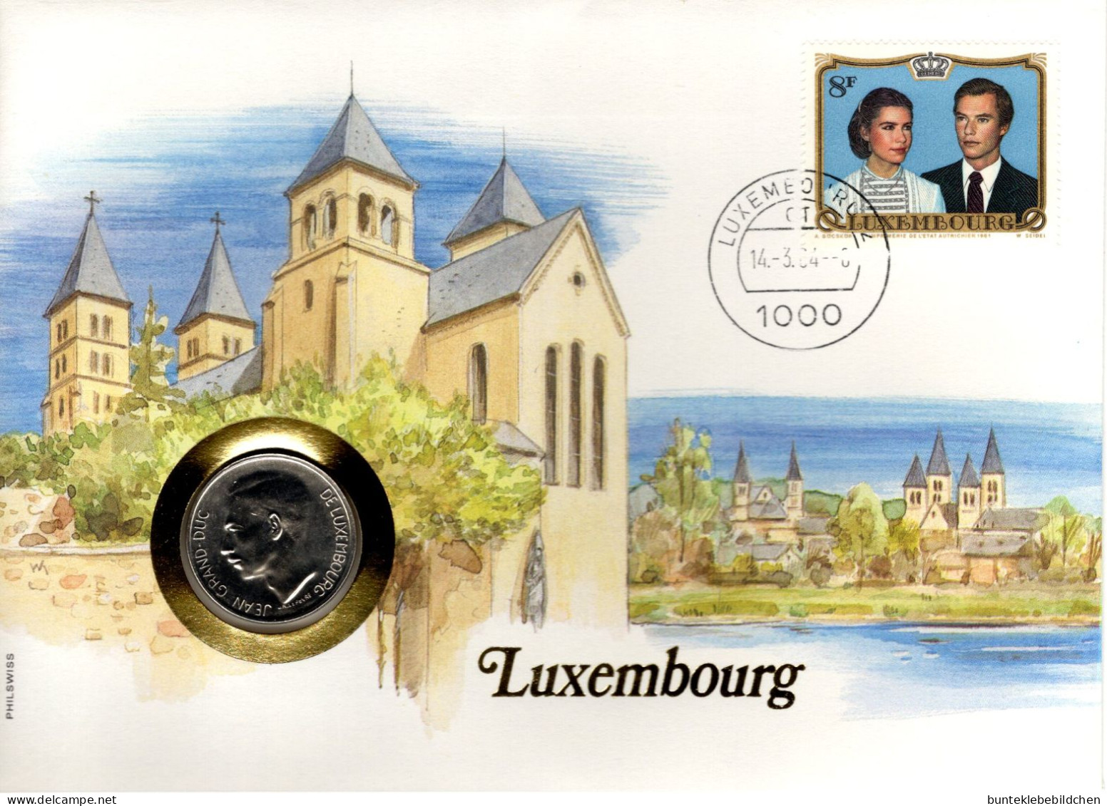 Numisbrief - Luxemburg - Lussemburgo