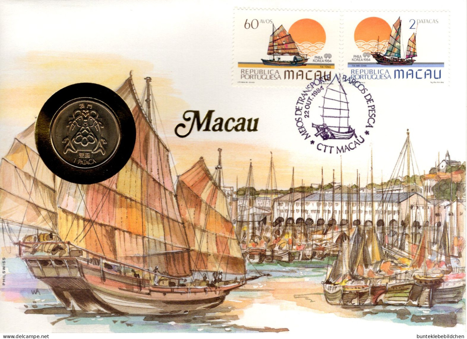 Numisbrief - Macao - Macau