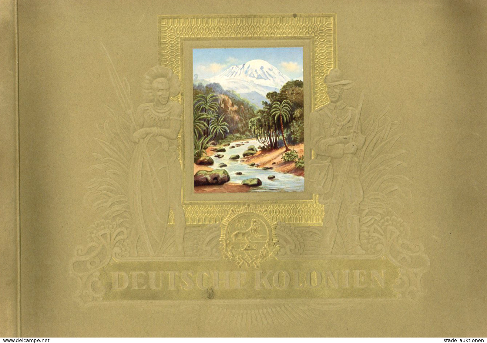 Sammelbild-Album Deutsche Kolonien 1936, Hrsg. Cigaretten-Bilderdienst Dresden, Komplett Im Schuber Mit 270 Bilder I-II  - Other & Unclassified