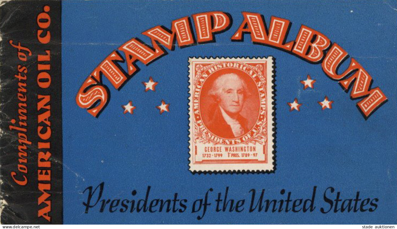 Sammelbild-Album Mit Den Präsidenten Der USA Von 1789 Bis 1936, Format 11x19 Cm Komplett II - Other & Unclassified