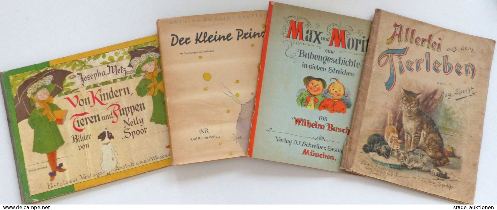 Kinderbuch Lot Mit 4 Kinderbüchern, U.a. Der Kleine Prinz, Max Und Moritz II - Giochi, Giocattoli