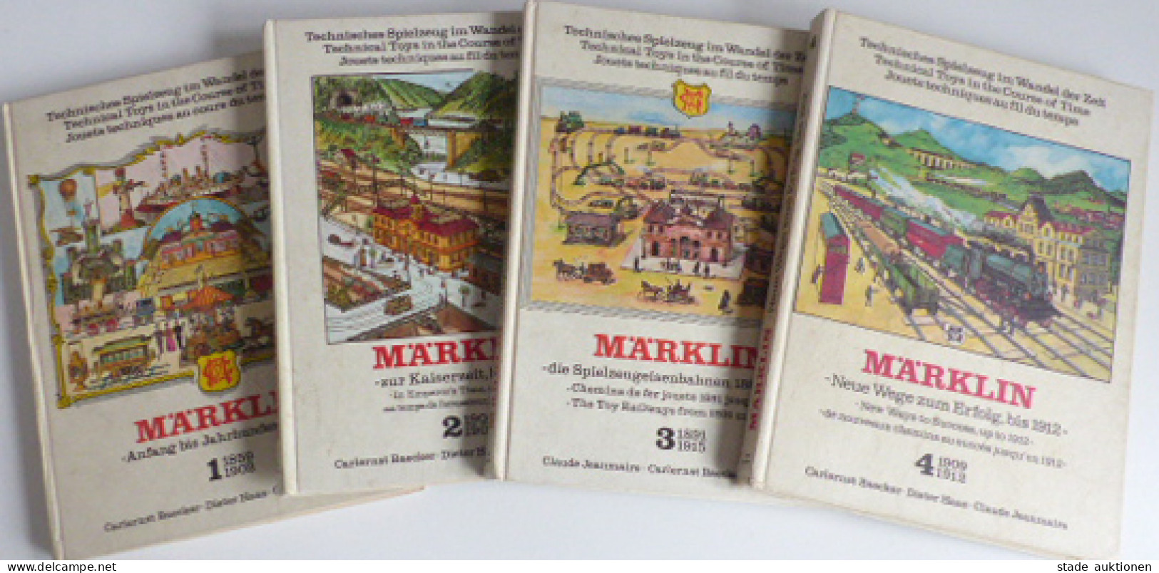 Spielzeug Lot Mit 4 Büchern Von Märklin Technisches Spielzeug Im Wandel Der Zeit, Verlag Haas Frankfurt, 1975-1979 üner  - Giochi, Giocattoli