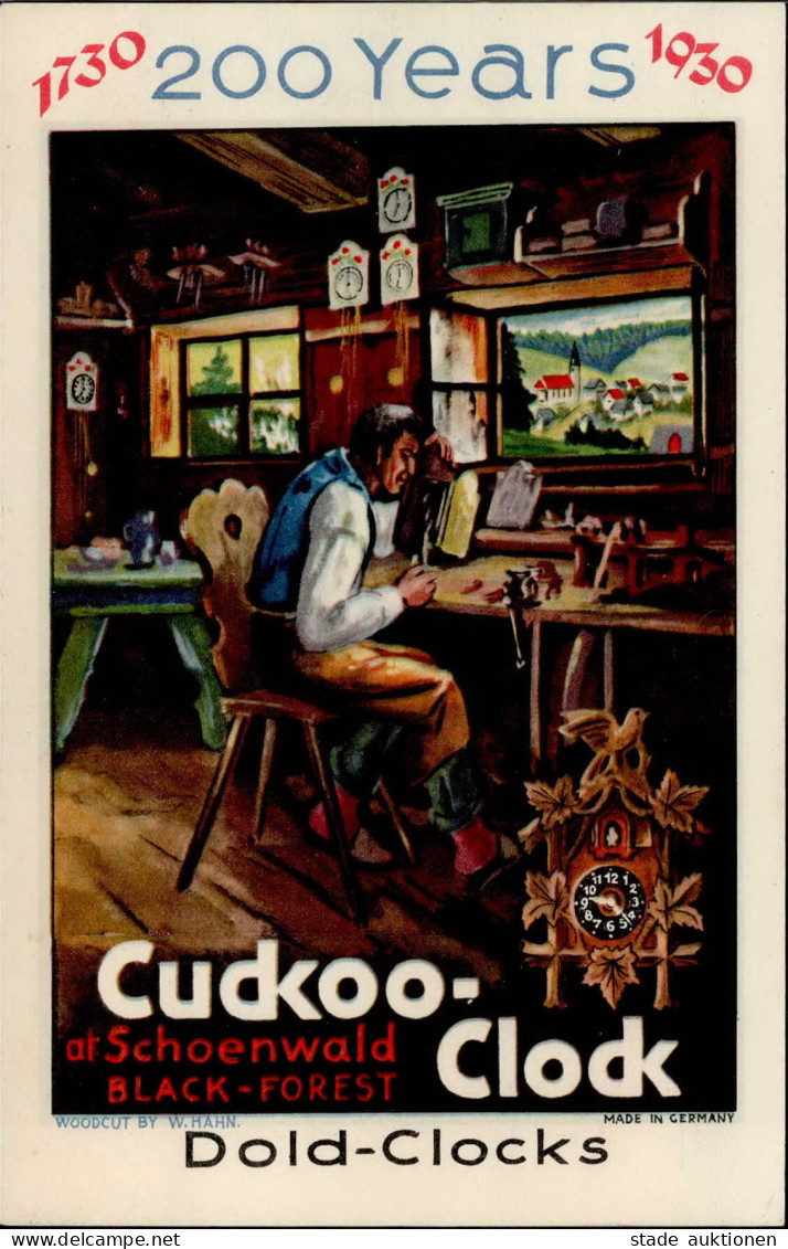 Werbung Schoenwald Cuckoo-Clock Dold Soehne I-II Publicite - Publicité