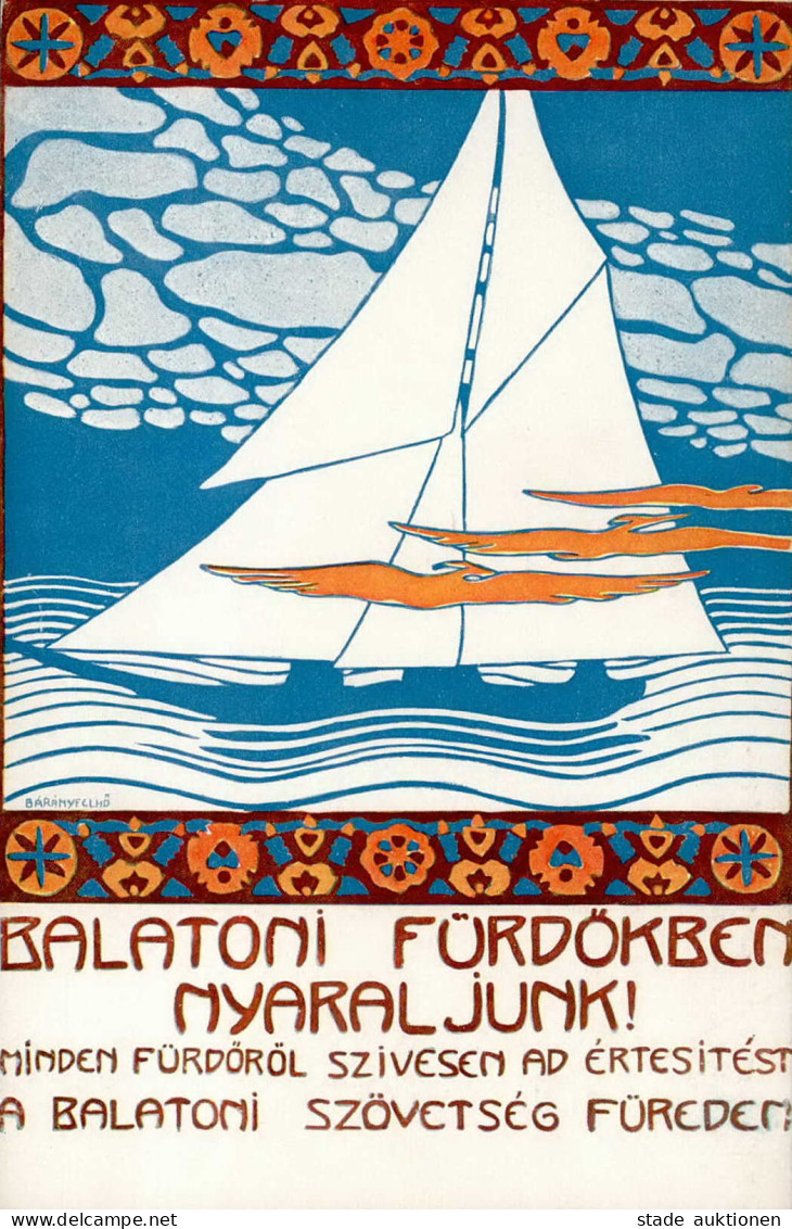 Werbung Ungarn Balaton I-II Publicite - Werbepostkarten