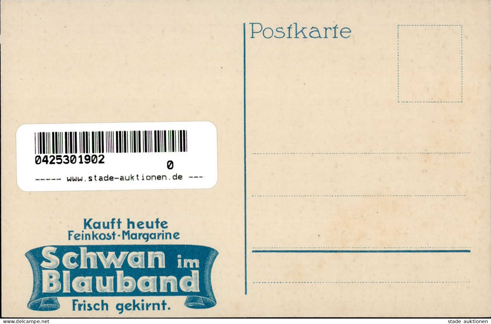 Werbung Schwan Im Blauband Feinkost-Magarine I-II Publicite - Publicidad