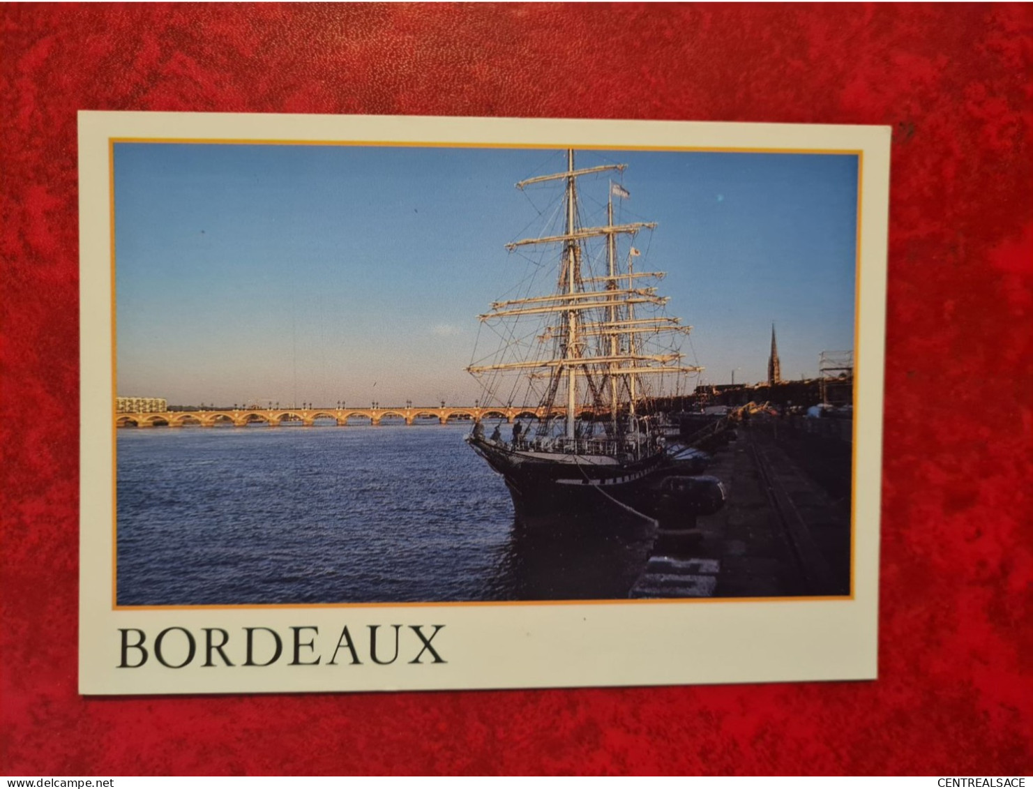 Carte BORDEAUX LE TROIS MATS LE BELEM - Bordeaux