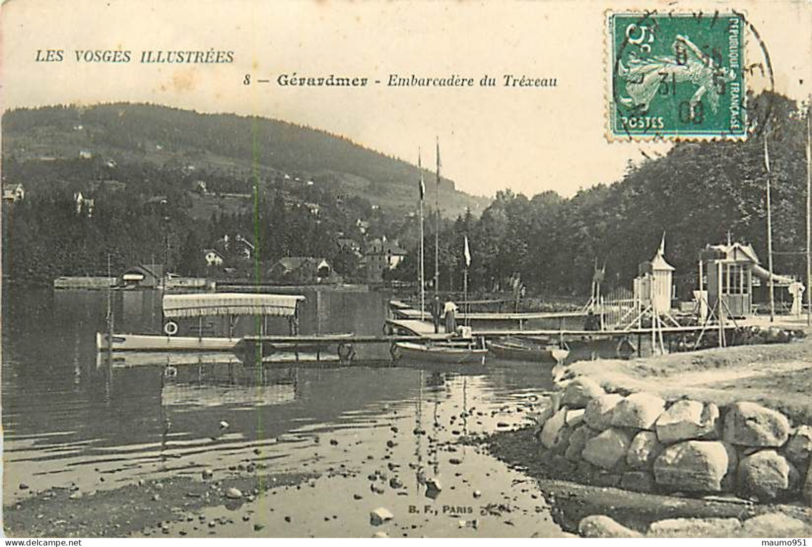 88 GERARDMER  -  Embarcadère Du Tréxeau - Gerardmer