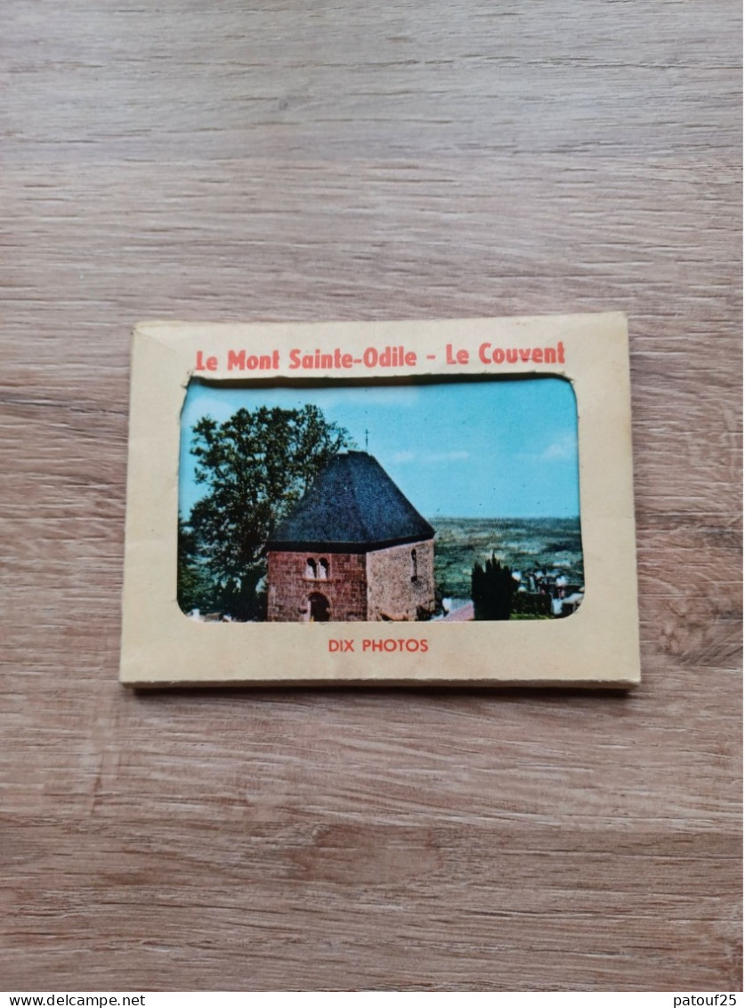 Ancienne Petite Pochette Touristique Le Mont Ste Odile 10 Vues - Andere & Zonder Classificatie