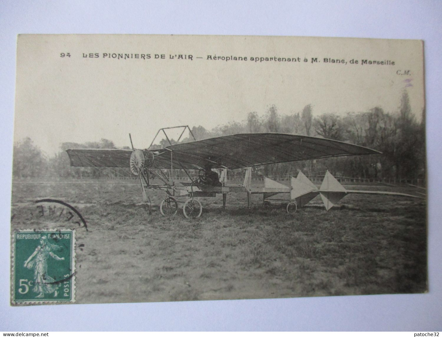 Cpa...les Pionniers De L'air...aéroplane Appartenant M. Blanc De Marseille...1906... - ....-1914: Vorläufer
