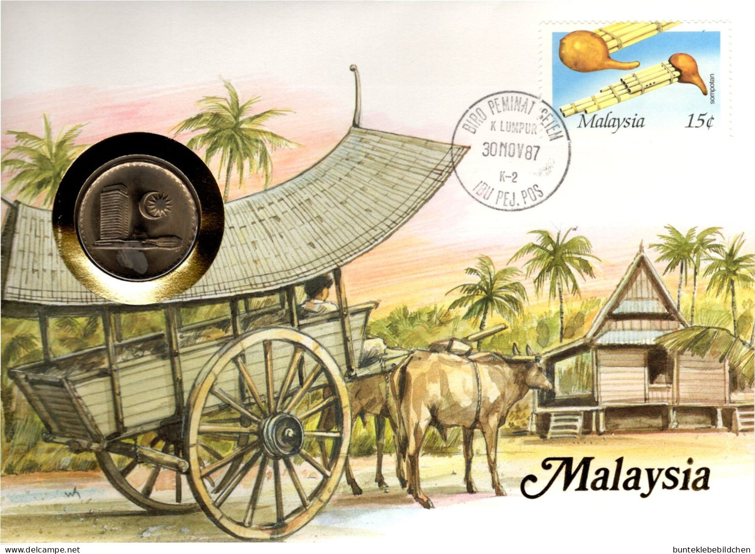 Numisbrief - Malaysia - Maleisië