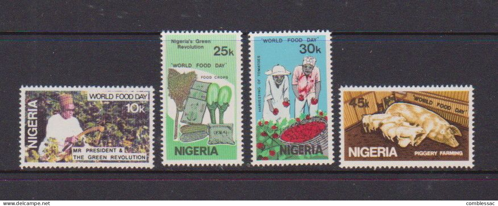 NIGERIA    1981    World  Food  Day    Set  Of  4    MNH - Nigeria (1961-...)