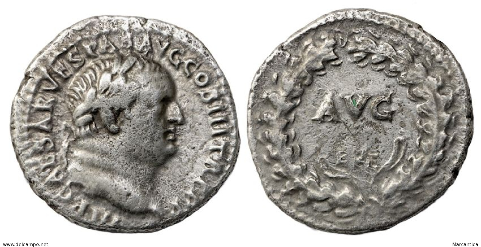 RARE Vespasian (69-79) Ephesus AR Denarius - The Flavians (69 AD To 96 AD)