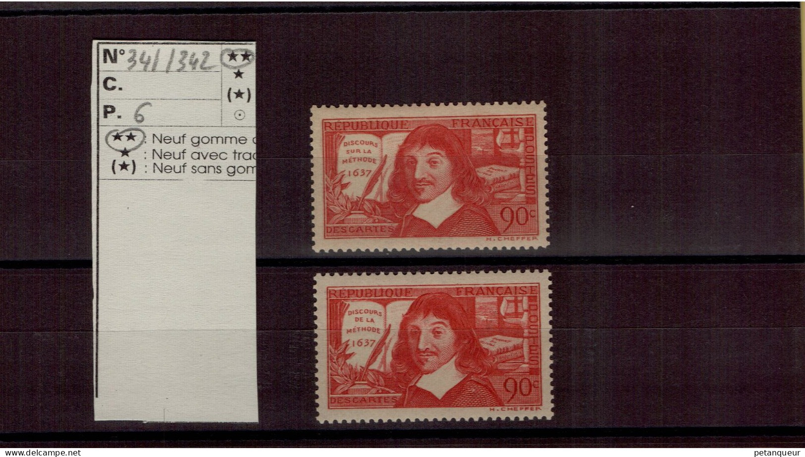 N° 341 342 - Unused Stamps