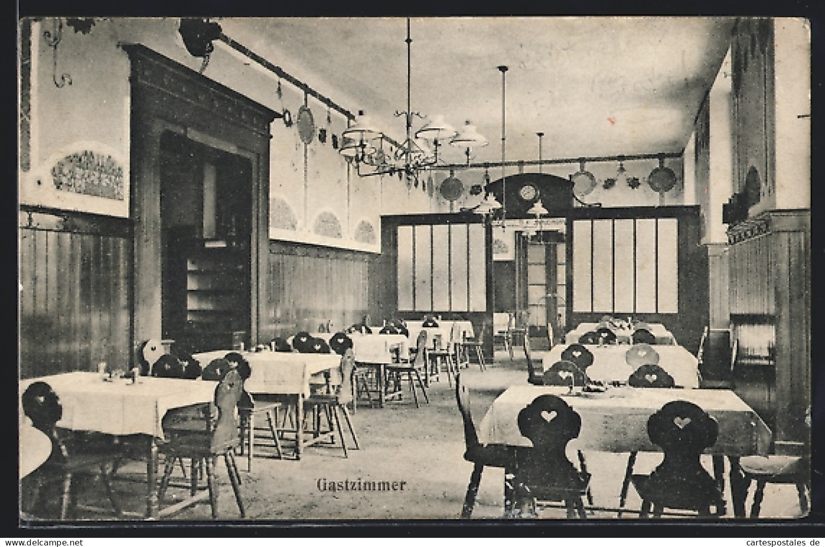 AK Wien, Restaurant Bürgertheater, Hauptstrasse 1 A, Gastzimmer, Innenansicht  - Other & Unclassified
