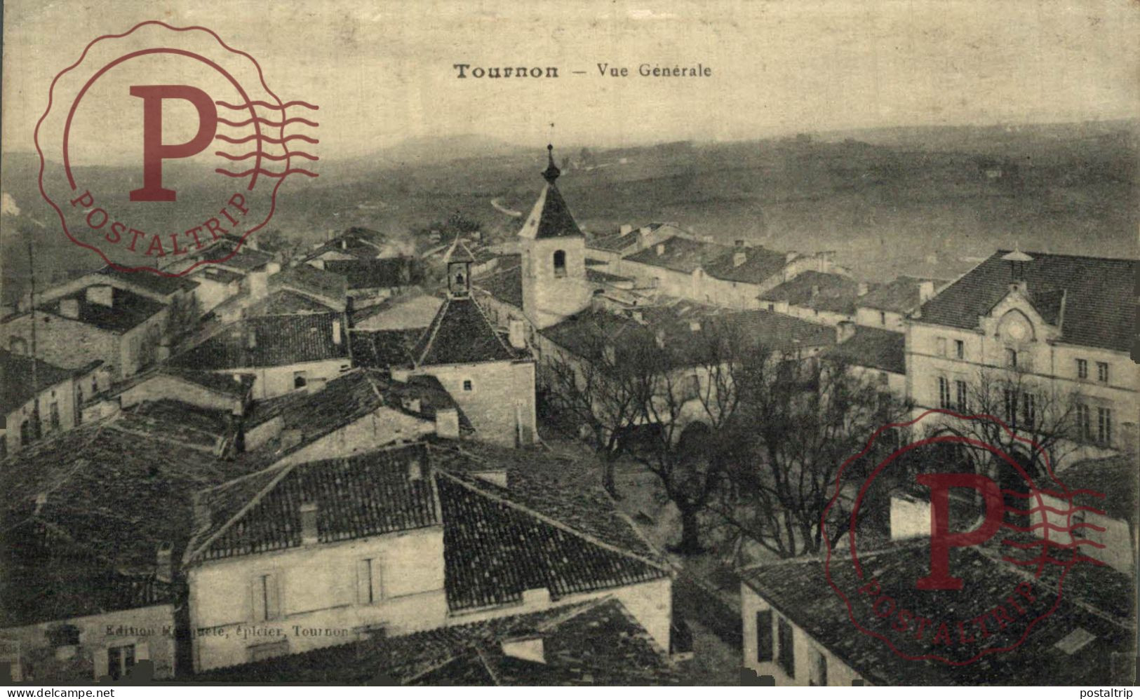 FRANCIA. FRANCE. TOURNON - VUE GENERALE - Tournon