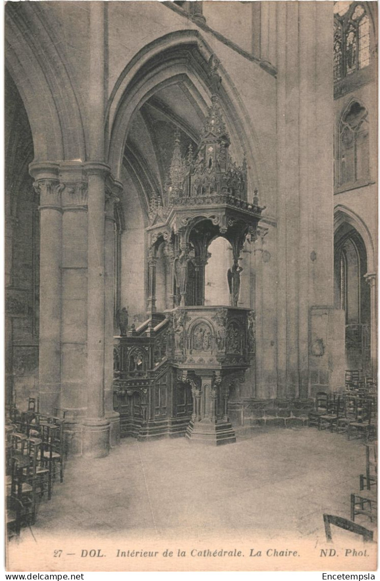 CPA Carte Postale France Dol Intérieur De La Cathédrale La Chaire   VM80032 - Dol De Bretagne