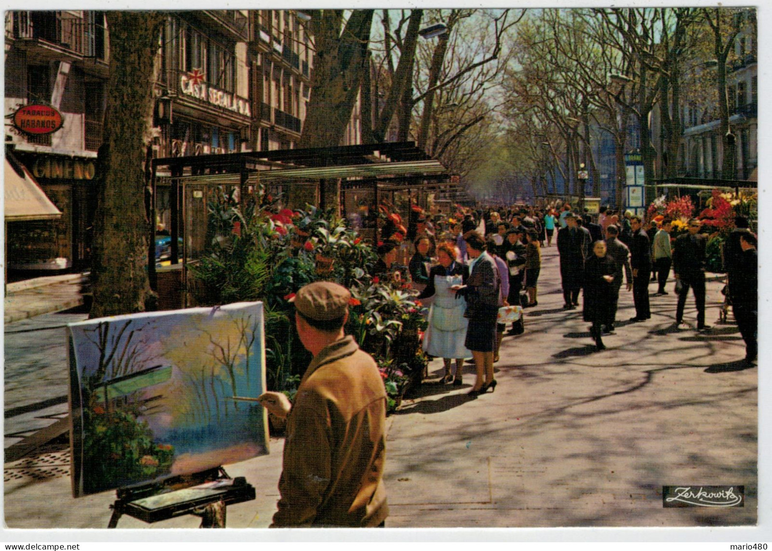 BARCELONA   RAMBLA  DE LAS  FLORES      (NUOVA) - Barcelona