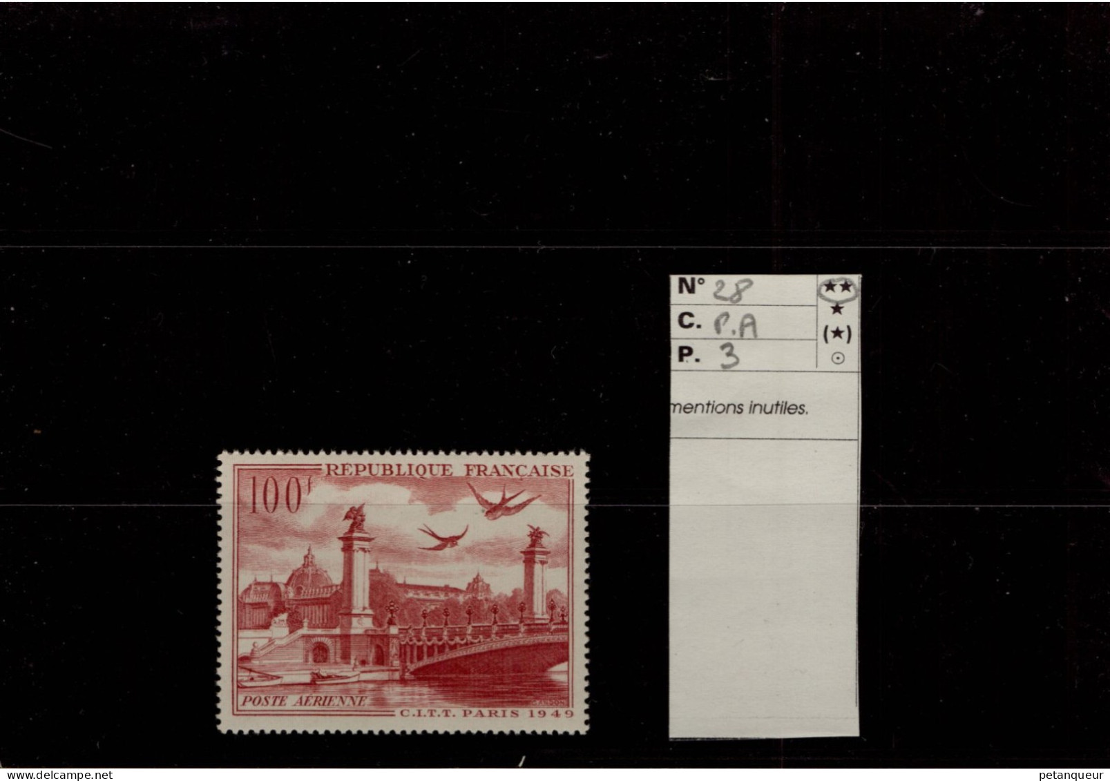 N° PA N° 28 - Unused Stamps