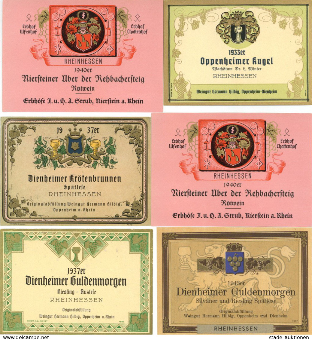 Wein 220 Wein-Etiketten Teils Mehrfach I-II Vigne - Other & Unclassified