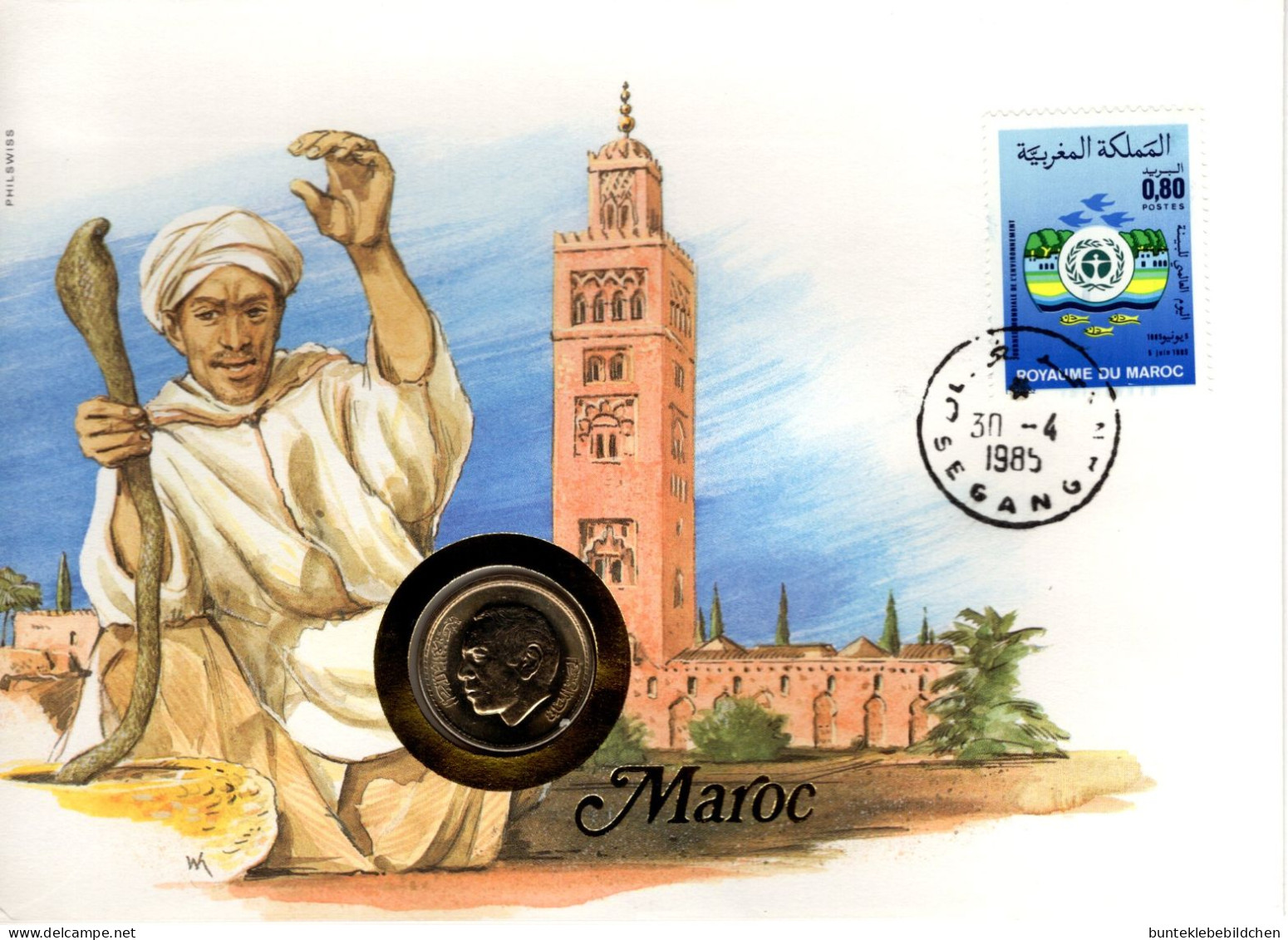 Numisbrief - Marokko - Marruecos