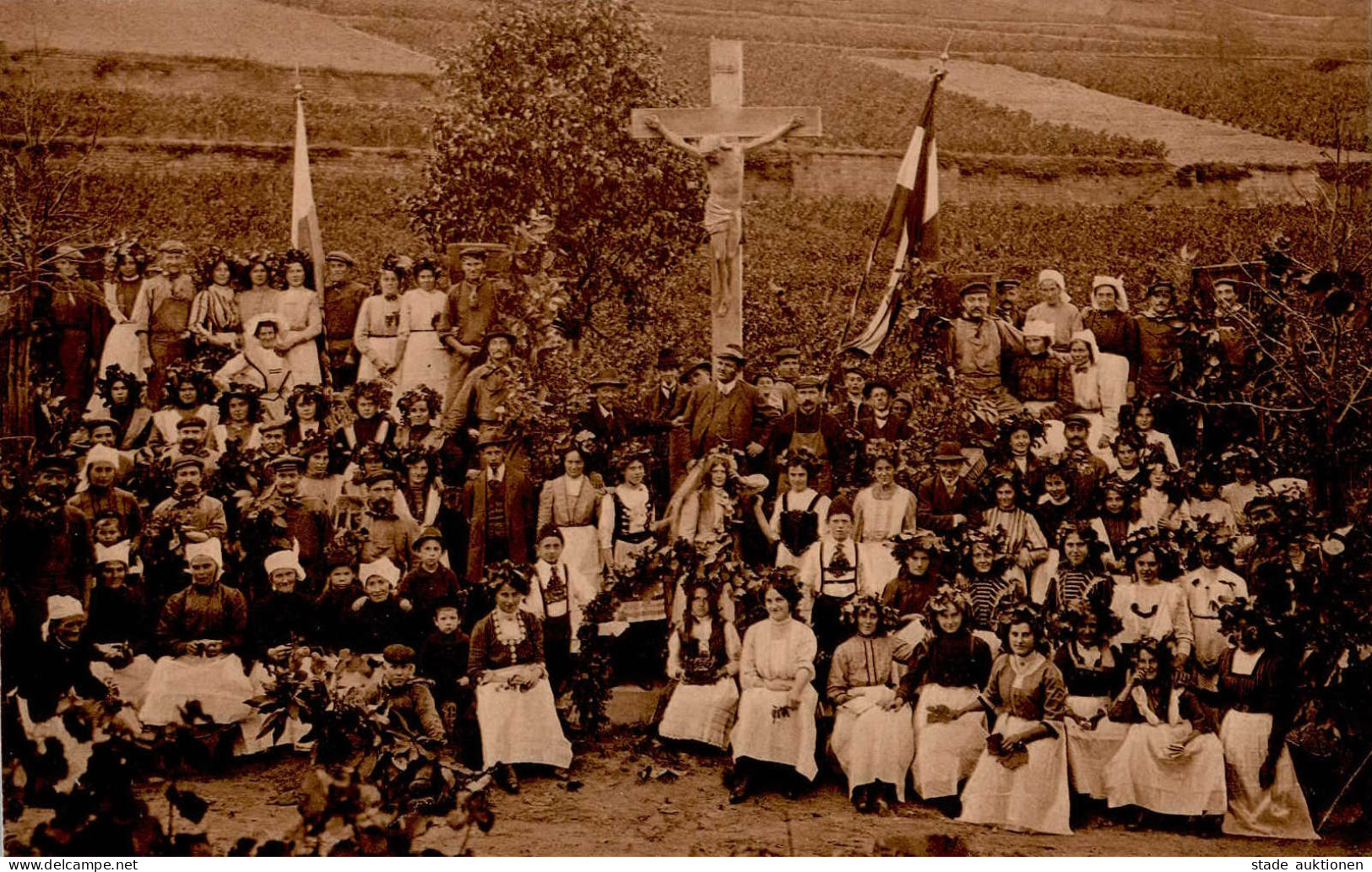 Deidesheim Weingut Eckel Schluß Der Weinlese 1911 I-II - Otros & Sin Clasificación