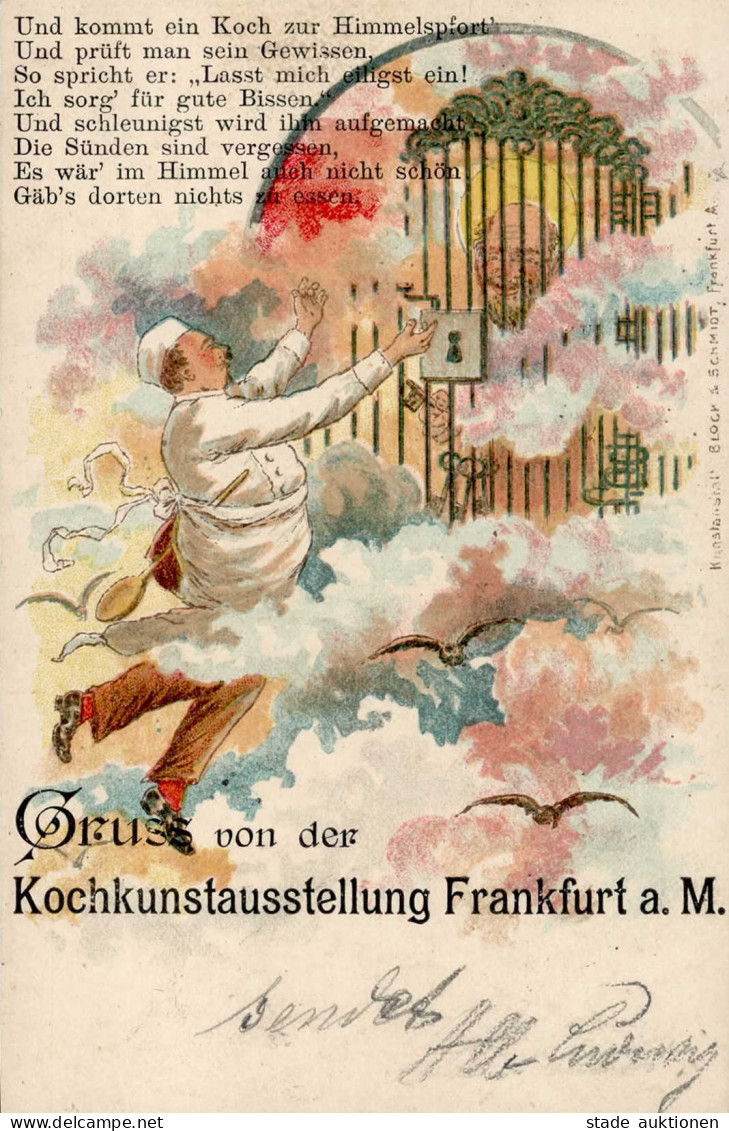 FRANKFURT/Main - Gruss Von Der KOCHKUNSTAUSSTELLUNG Mit S-o I Montagnes - Ausstellungen