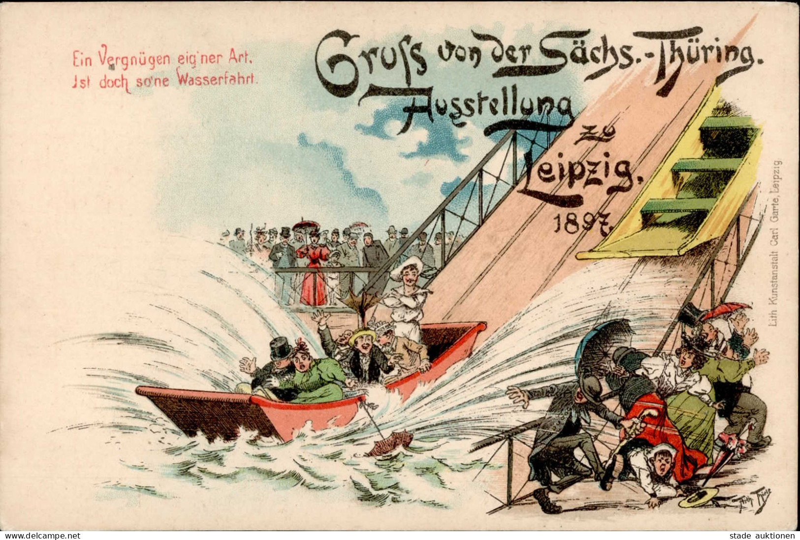 Ausstellung Leipzig Sächs.-Thür. Ausstellung 1897 I- Expo - Expositions